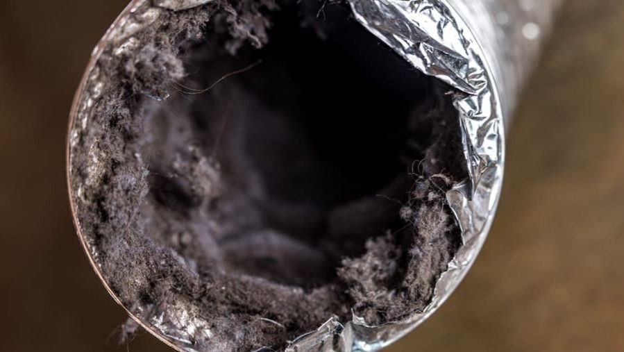 Dirty air duct