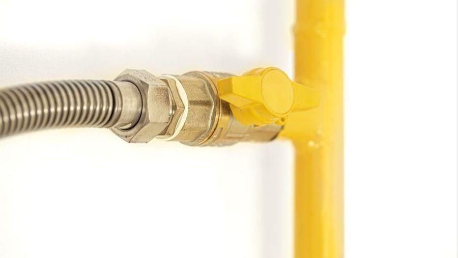 Gas line plumbing