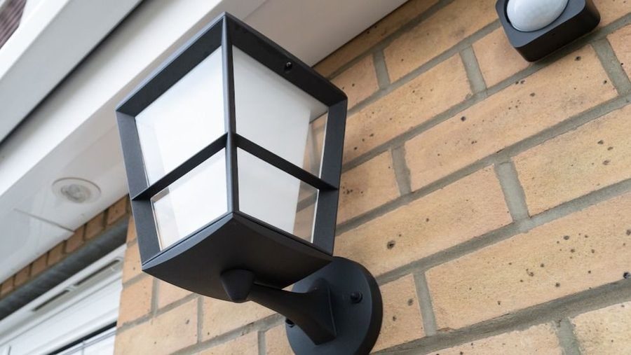 Outdoor lighting installed