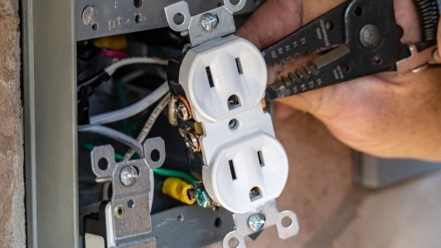 Electrical outlet work