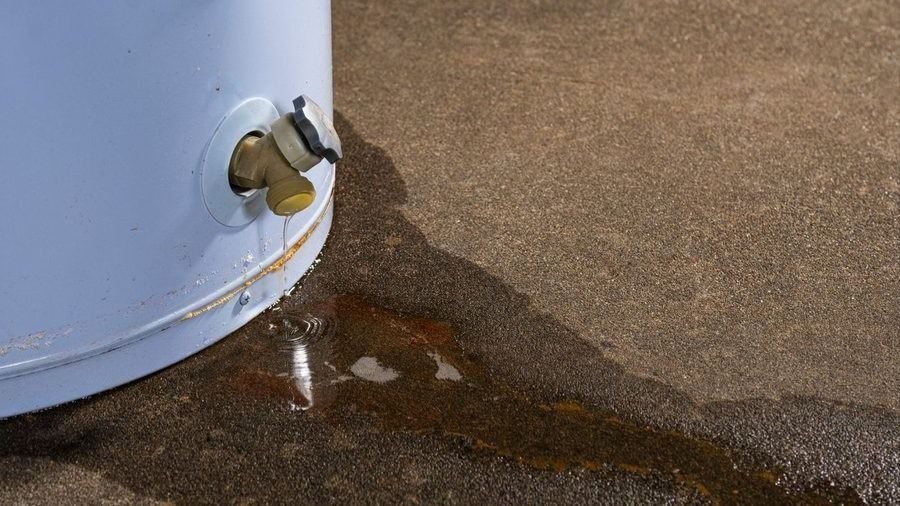 Leaking water heater